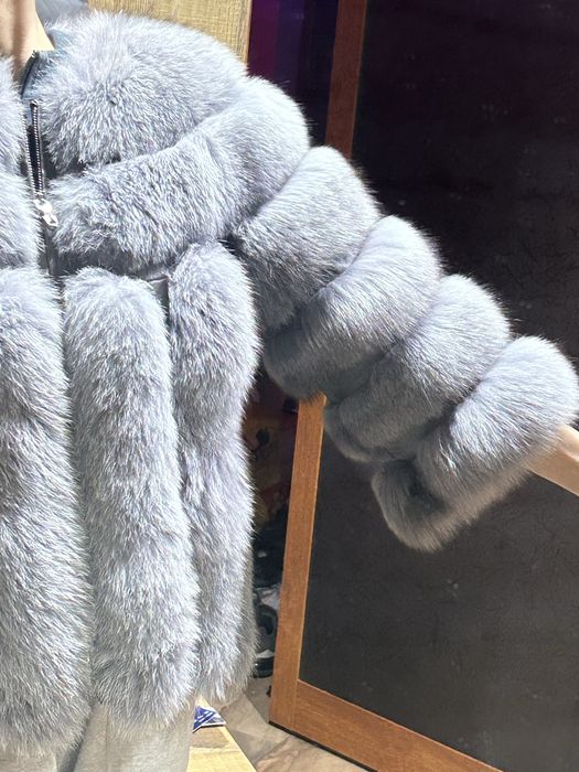 Палто от естествен косъм S/M