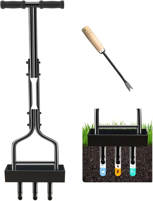 Aerator gazon cu dinți tubulari pentru un gazon perfect