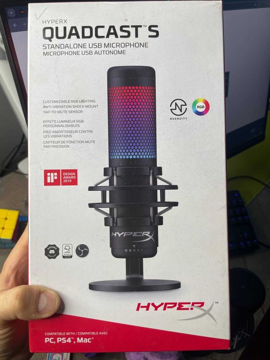 HyperX Quadcast S Mikrofon