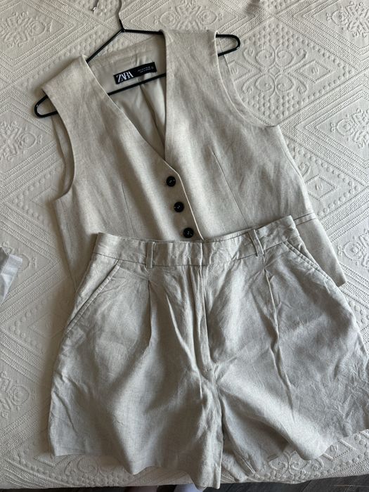 Жилет и шорты Zara