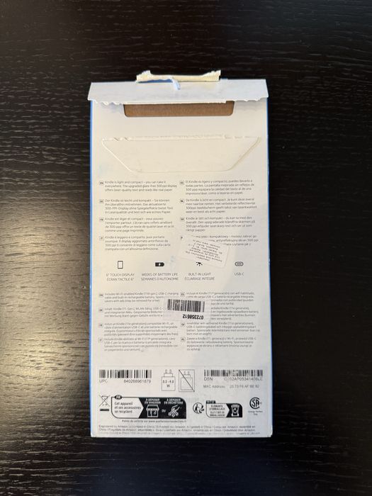 Amazon Kindle (Gen. 11, 2022) – 16GB, Nou