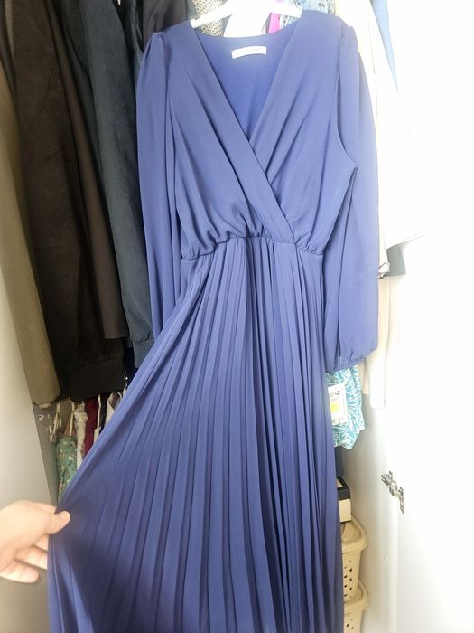 Турецкое платье синий