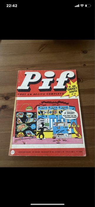 Reviste PIF si Rahan in franceza anii 1960 si 1970