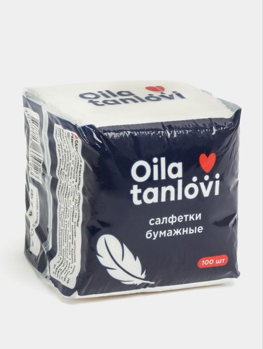 Бумажные салфетки Oila tanlovi, 100 шт