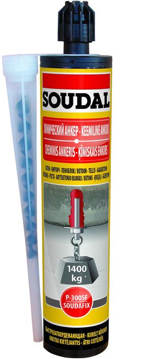 SOUDAL химический анкер SOUDAFIX  P-300SF.ТУБА-300МЛ- 160000сум