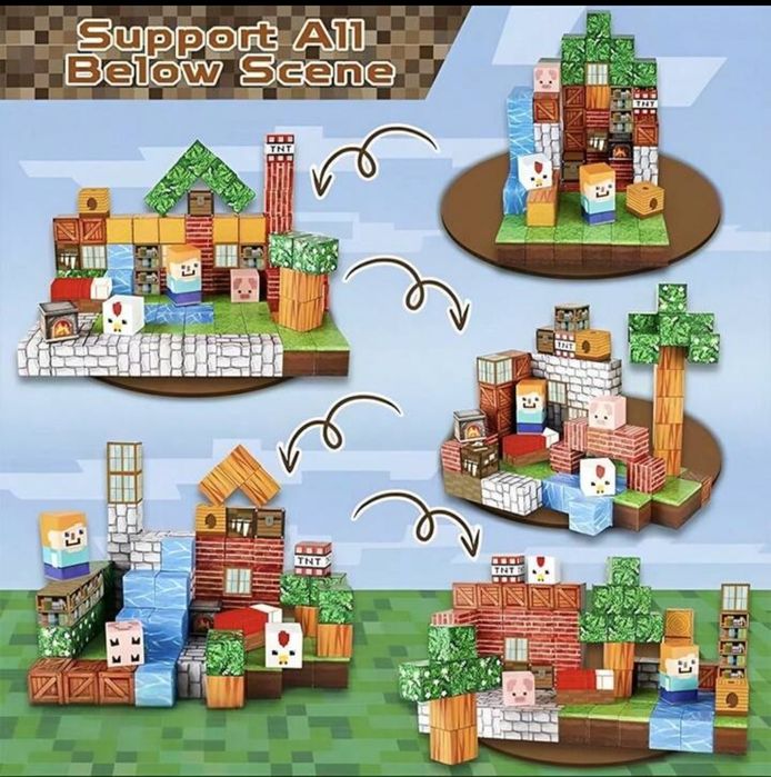 Магнитни кубчета и подложки