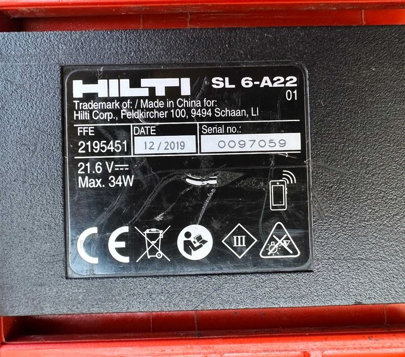 Hilti SL 6-A22 - Мощна акумулаторна лед лампа 22V