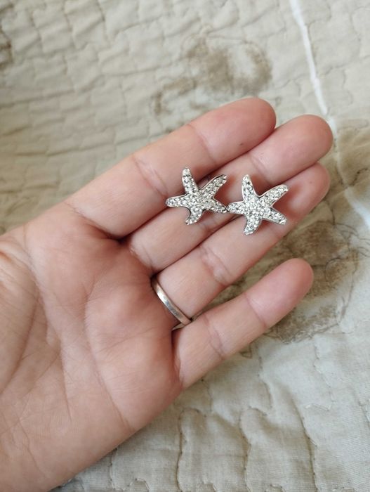 Серебро серьги Kumush zirak sirg'alar