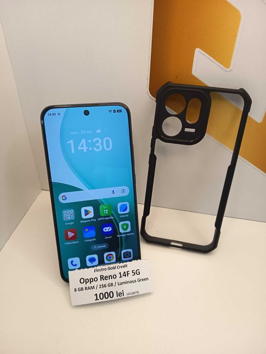 Oppo Reno 14F 5G 8GB RAM/256GB/Luminous Green/Produs impecabil! ID10879