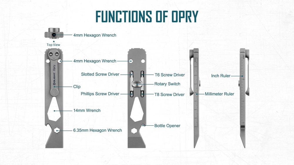 Unelte multifunctionale si produse EDC - Olight Leatherman titan