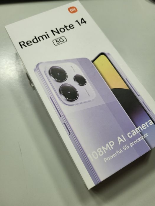 Redmi Note 14 5G Full Box Cutie Green Inpecabil Nou