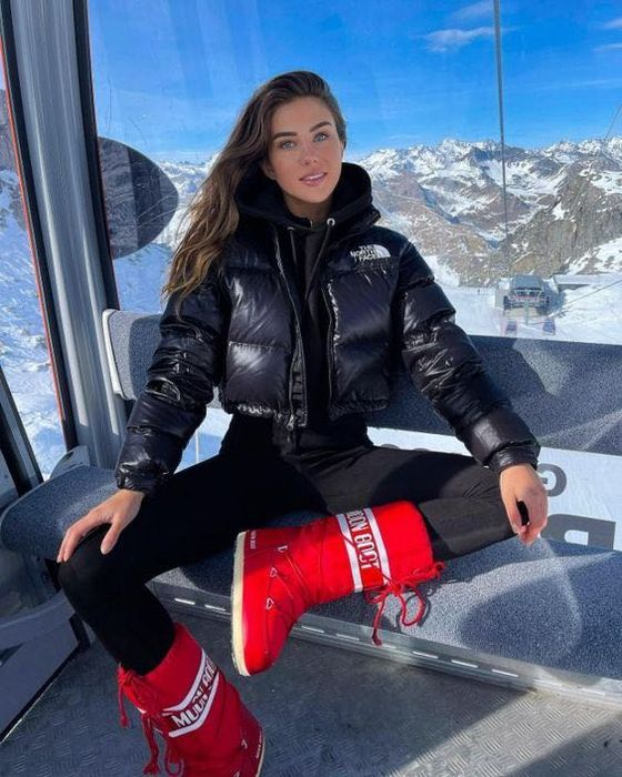 Нови червени Moon boot 39-41