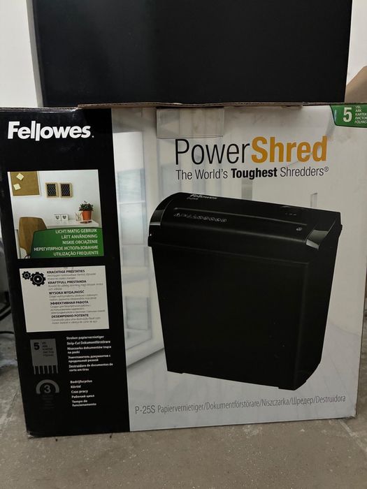 Distrugator de documente manual Fellowes Powershred P-25S.