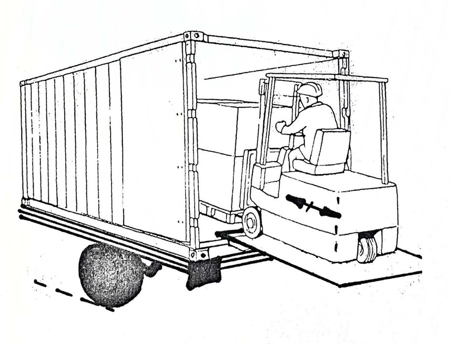 Изравнителни рампи за товарене на контейнери с телескопична устна