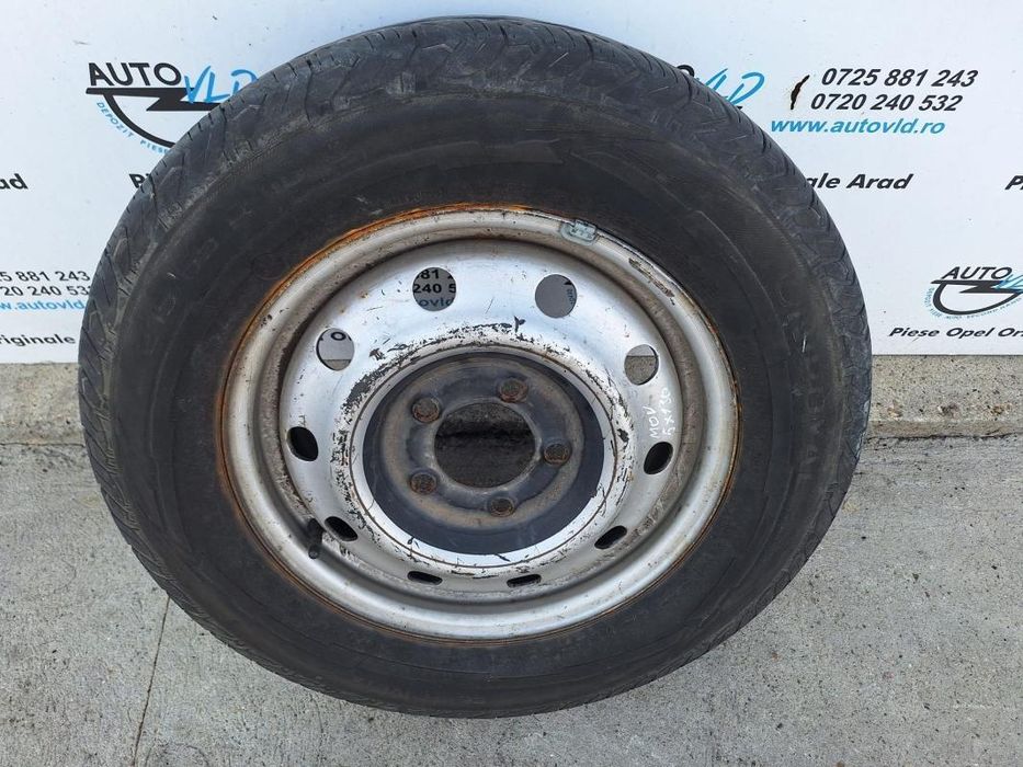 Roata rezerva cu anvelopa Opel Movano