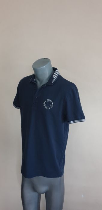 Hugo Boss Cirkle Pique Cotton Mens Size M ОРИГИНАЛНА Тениска!