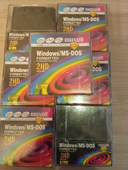 Дискеты Verbatim MF2 HD 3.5" 1,44Mb -  10шт