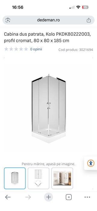 Cabina de dus ! Noua