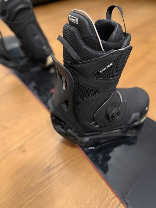 Burton Step On boots + bindings (43, M) / placă Ride Machete 161