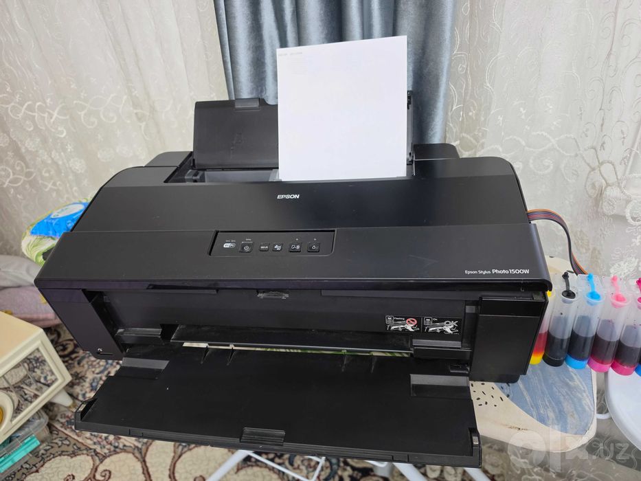 Epson 1500w A3 A4 Farmat Printer 6 Ta Rangli Xolati idyal Aybi yoʻq