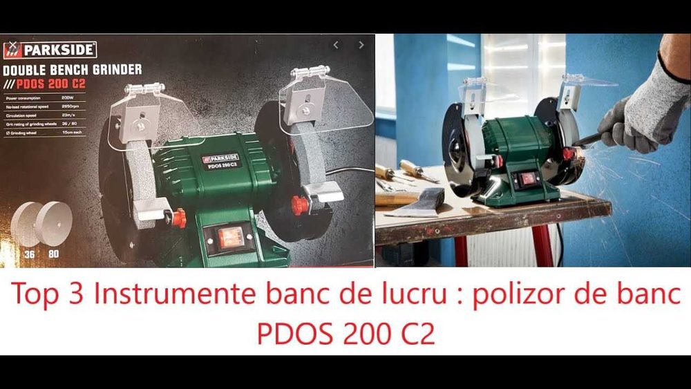 Polizor dublu PARKSIDE® »PDFW 120 A2«, 120 W, cu ax flexibil
