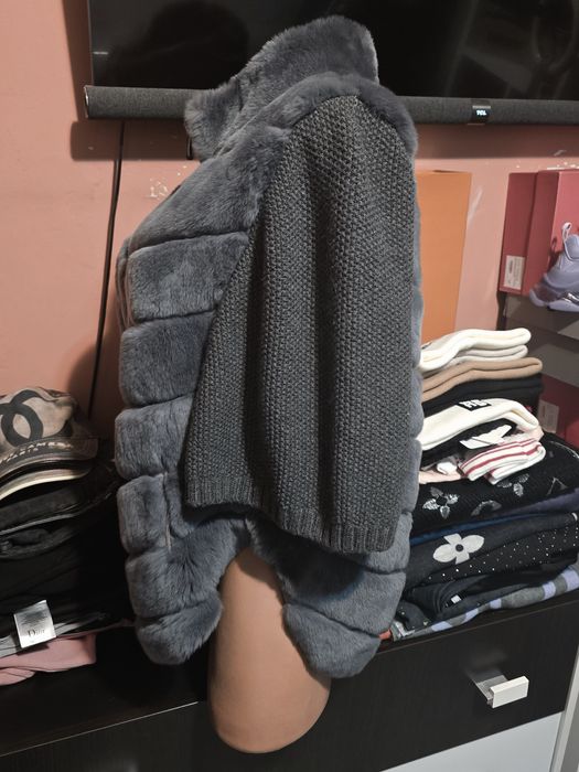 Haină blană naturală chinchilla