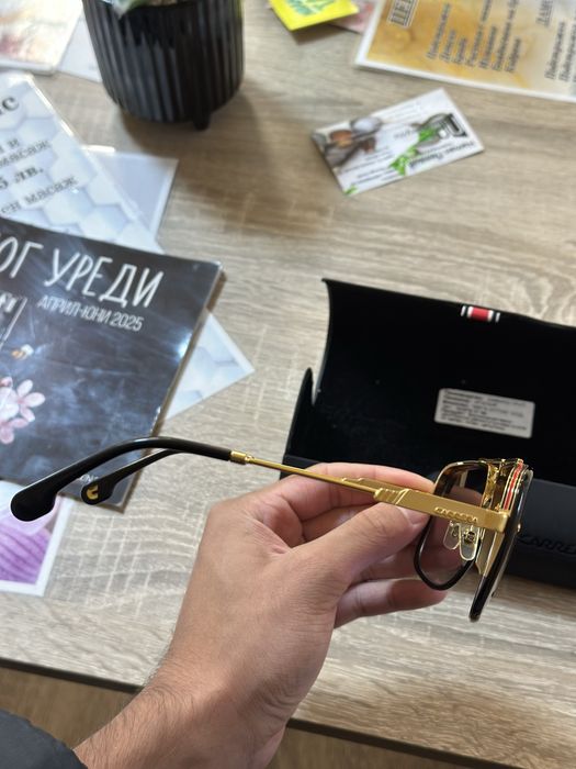 CARRERA CA Glory ll Navigator Sunglasses Pilot-Style цвят жълто злато