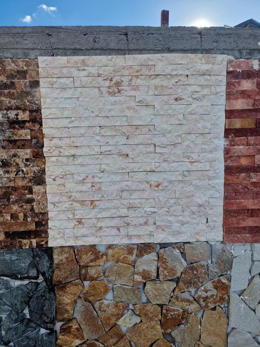 Piatra naturala decorativa/travertin scapitat/poligonala