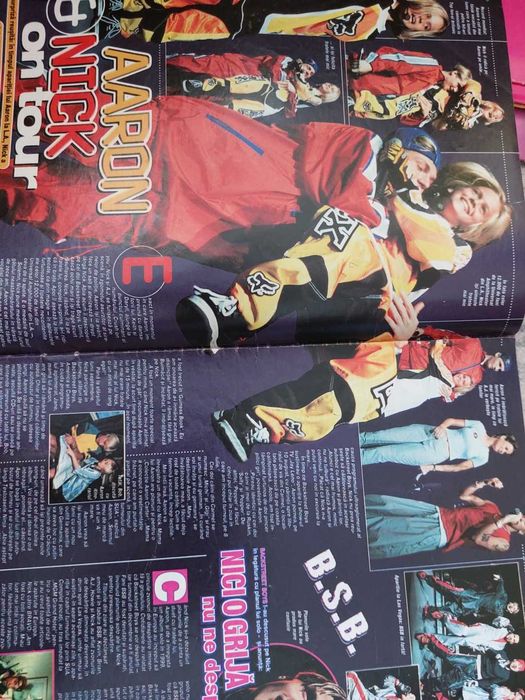 Revista Bravo Romania anii 90 cu nick si aaron carter nr 19 1998