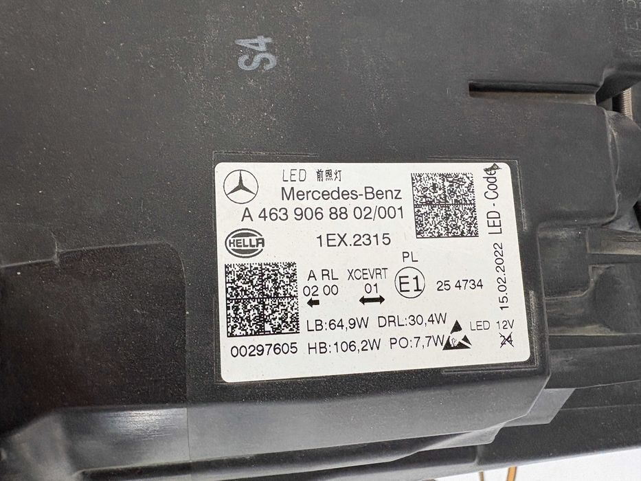 Far dreapta multibeam led Mercedes G class W463 dupa 2018 cod A4639068802