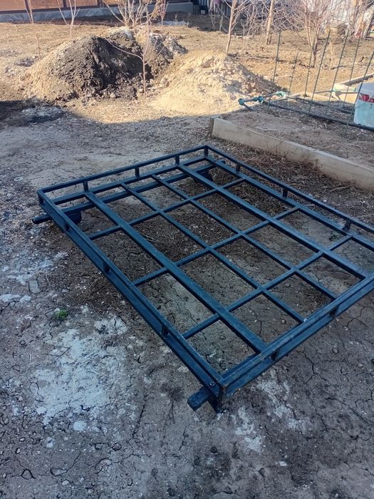 Багажник на крышу,рено дастер нива,самодельный,стоял на дастере