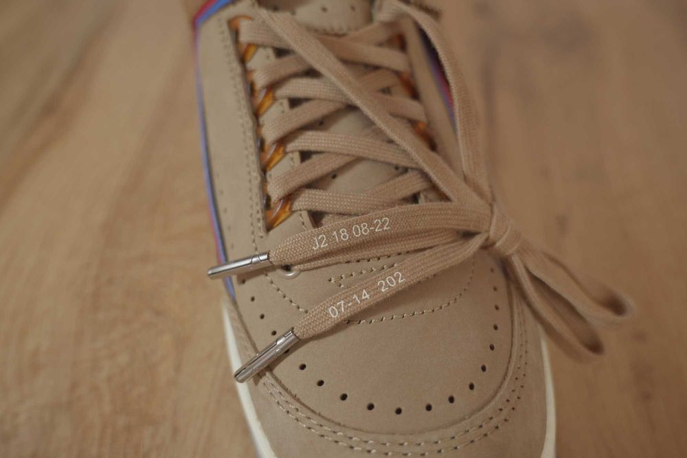 Нови! Air Jordan 2 x Two 18 Low Rocky Tan - 38 номер Унисекс