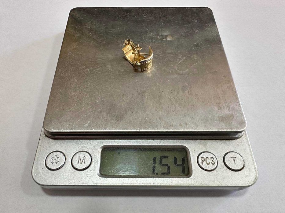 Златни обеци 14К (585) – 1,54гр
