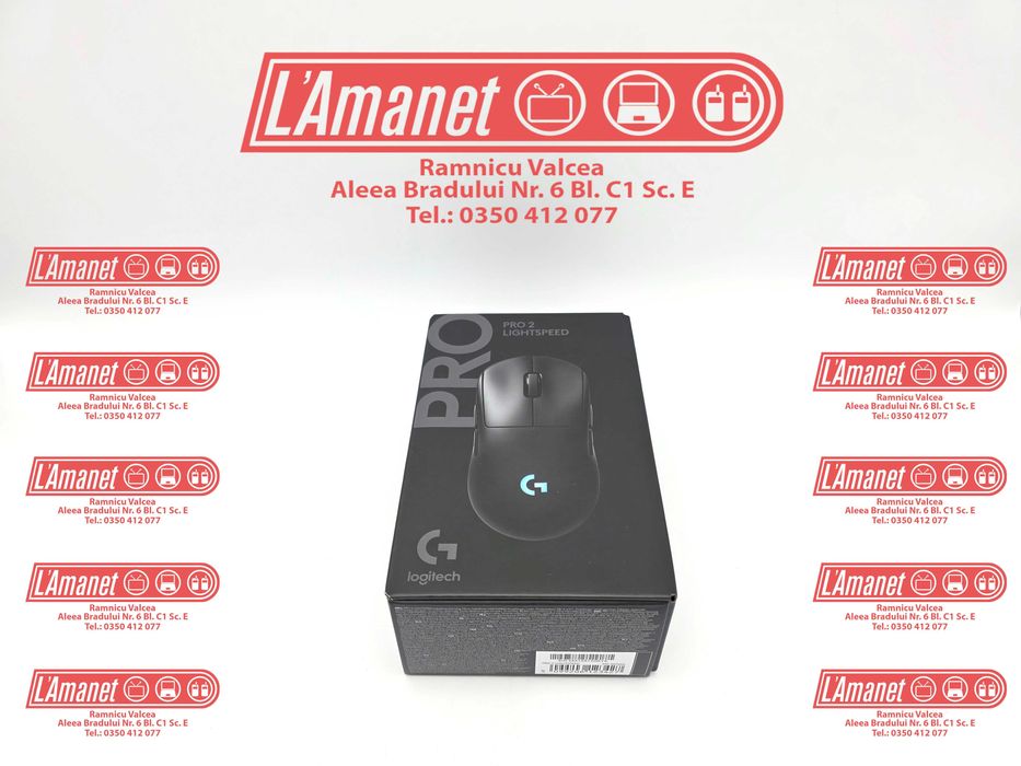 Mouse Gaming Wireless LOGITECH Pro 2 LightSpeed 32000 dpi negru Sigilat