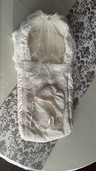 Фирменный зимний конверт на выписку