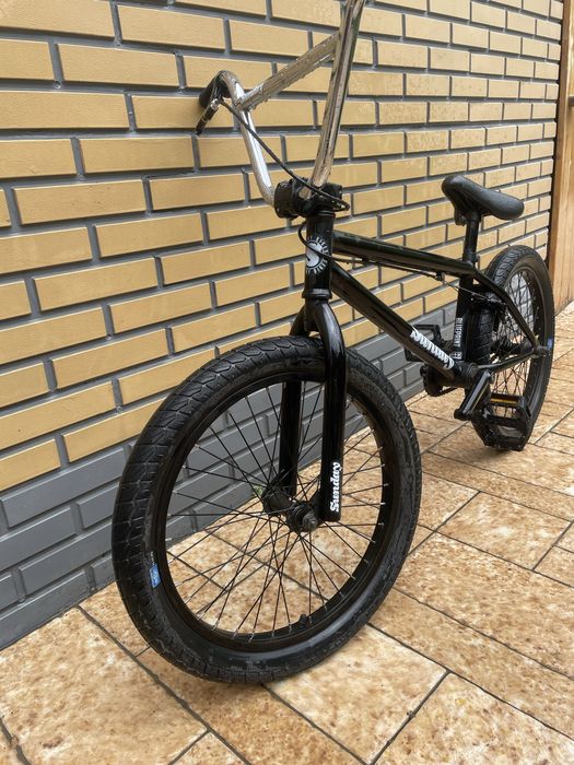 BMX Sunday черный с серебрянным рулем