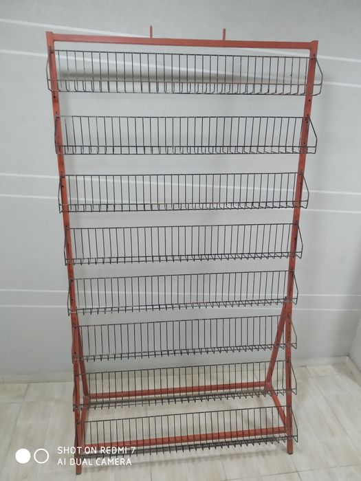 Железное торговое стелаж темир мебел