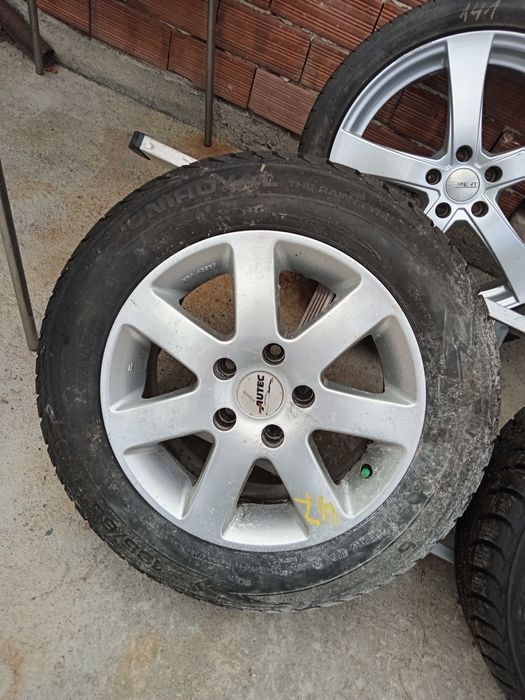 Лети джанти 15" 5х112 зимни гуми 195/65/15