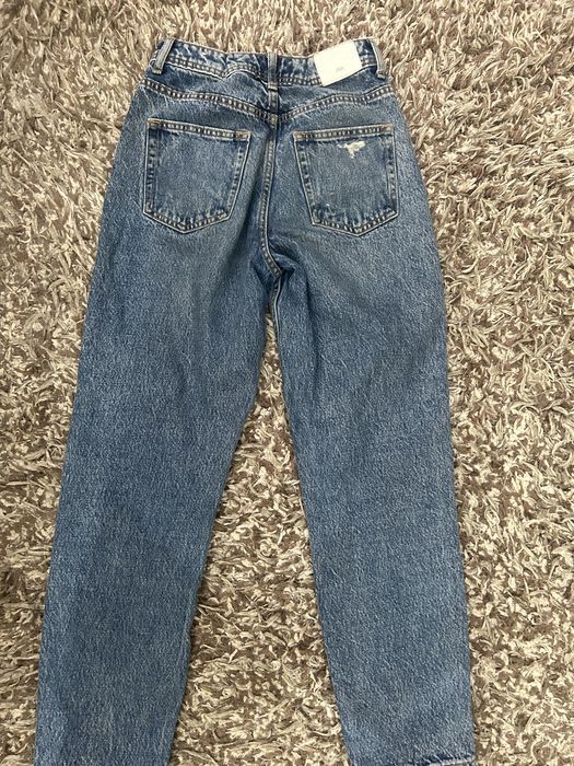 Сини дънки ZARA + подарък потник XS/S