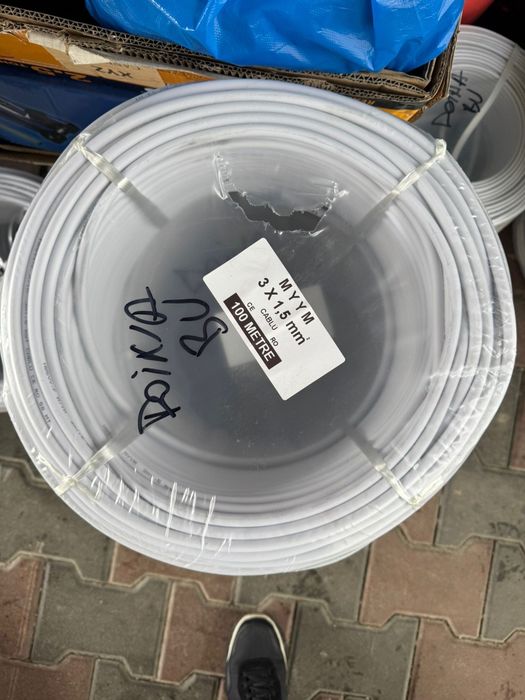 Cablu electric 3x2,5 3x1,5 4x2,5 5x2,5 2x2,5 2x1,5 litat myym 100m