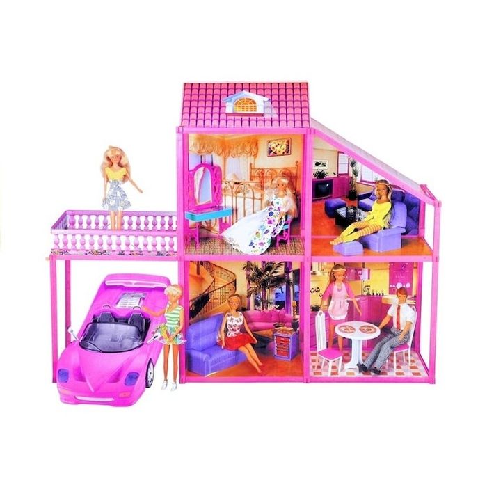 Комплект кукли, LEAN TOYS, 76 см, С кола, Аксесоари 3383