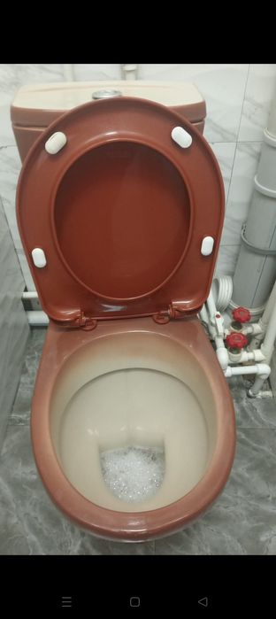 Туалет с бочком б/у