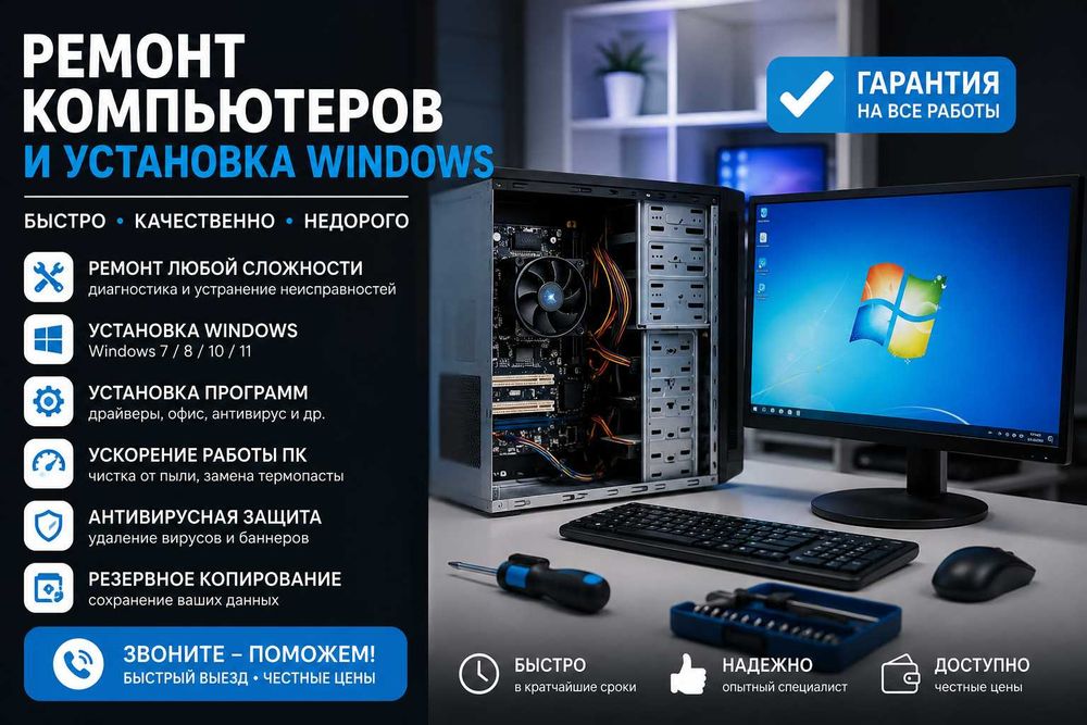 Remont Kompyuter windows Game club xizmatlari To'ytepa