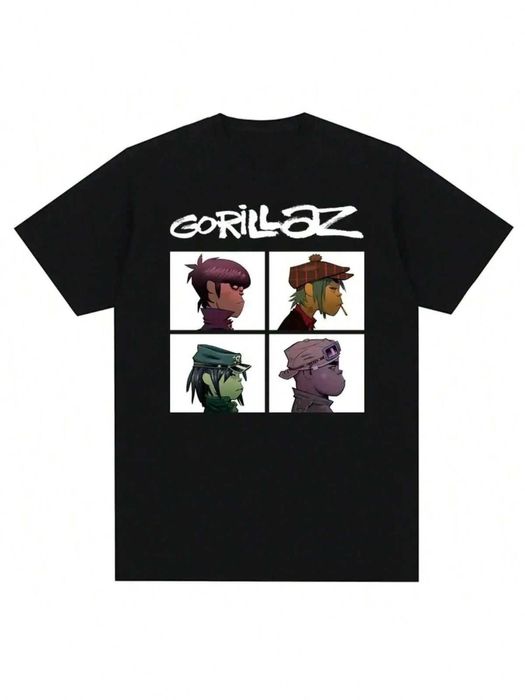 Тениска Gorillaz , мъжки дамски и детски тениски с щампа , тениска по поръчка XS-5XL