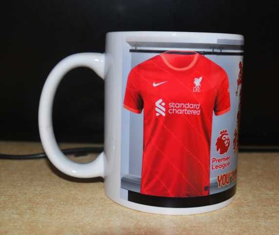 Футболна Чаша на ЛИВЪРПУЛ с име и номер сезон 25/26!Чаша FC LIVERPOOL!