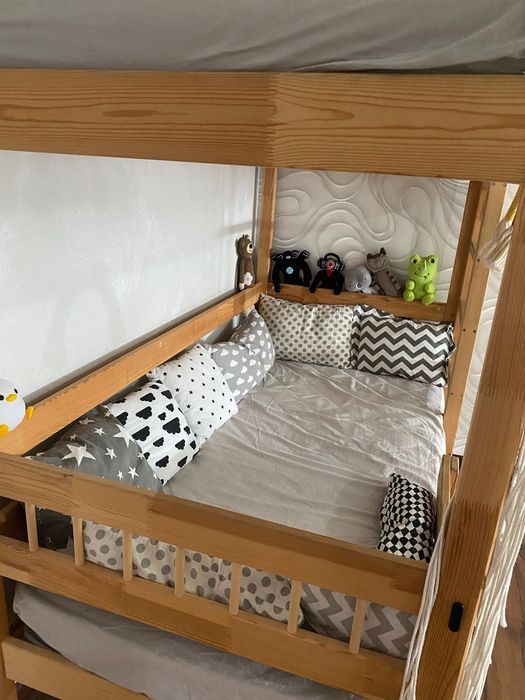 Продам кровать детскую двухярусную 160×80см