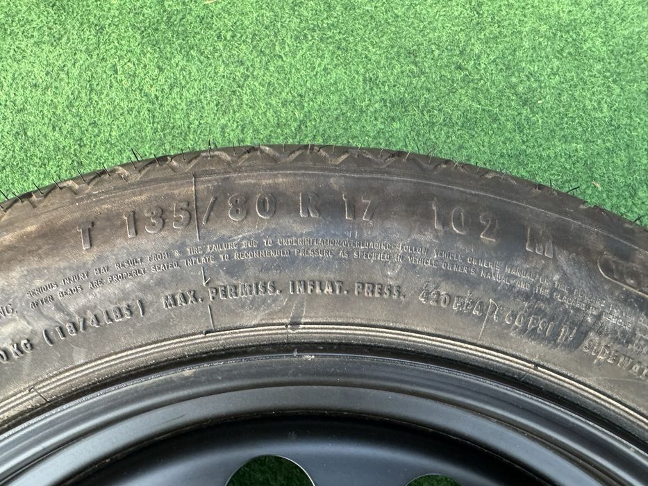 Резервна гума 17 цола Тип патерица БМВ е60 е61 BMW e60 e61