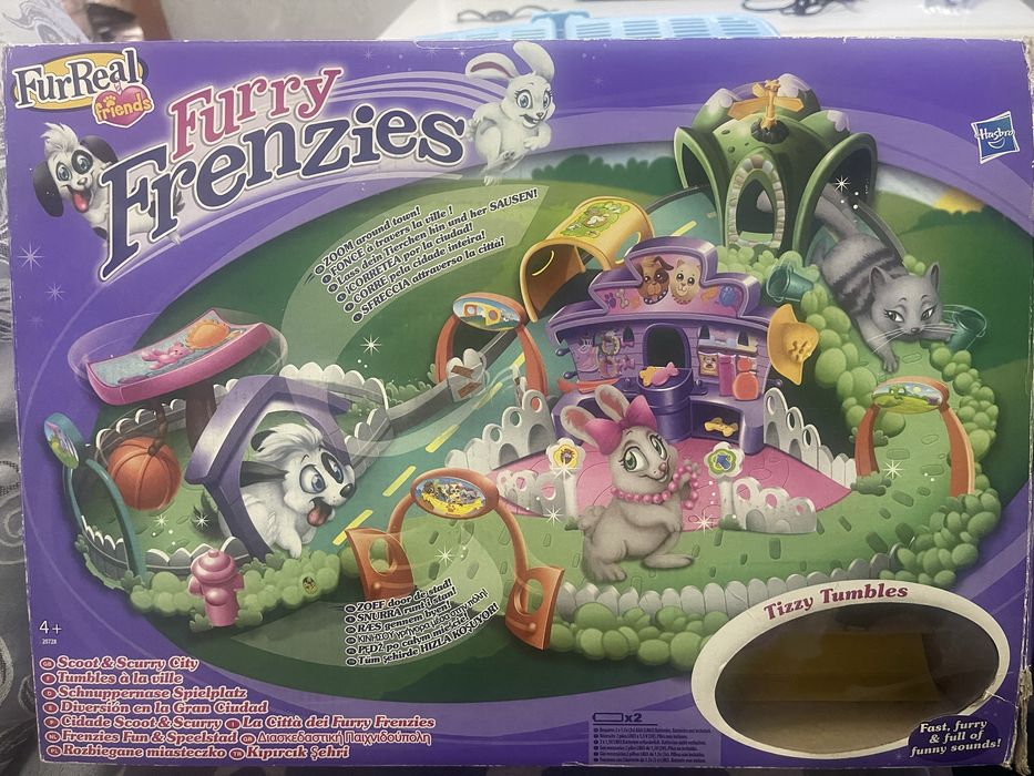 Набор- мини город со зверьком