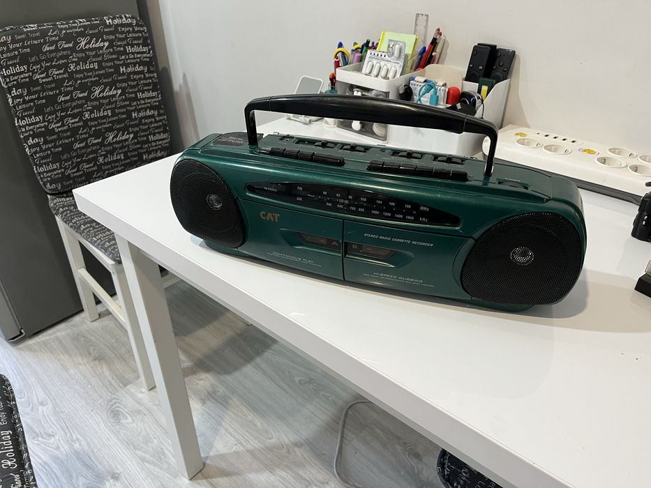 Dublu  Radiocasetofon CAT pentru piese sau colectie
