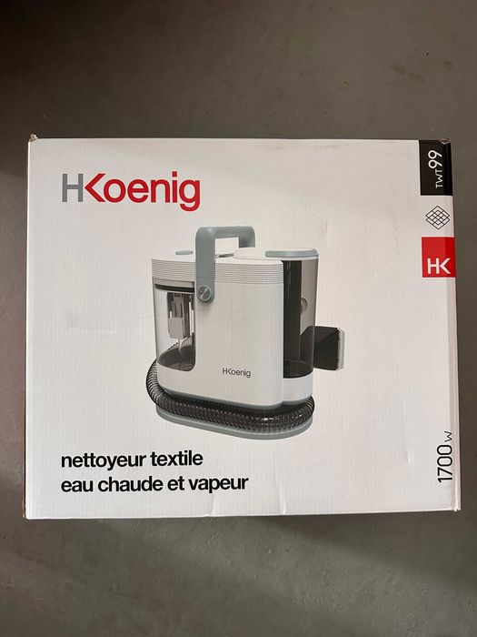 Aparat de curatat cu aburi pentru textile si tapiterie H.Koenig TWT99